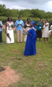 daughters of the african atlantic fund 2012 consultation elizabeth amoah leading an African prayer