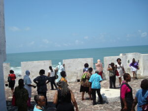 daughters of the african atlantic fund 2012 consultation participants on roof at el mina castle