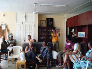 daughters of the african atlantic fund 2012 consultation participants relax after conference at home of ghanaian professor